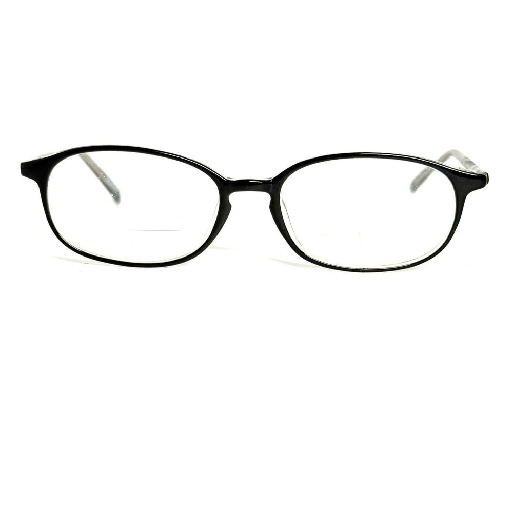 Gramercy Eyeglasses Black Crystal Oval Frames 51-18-140 Full Rim Optical Glasses